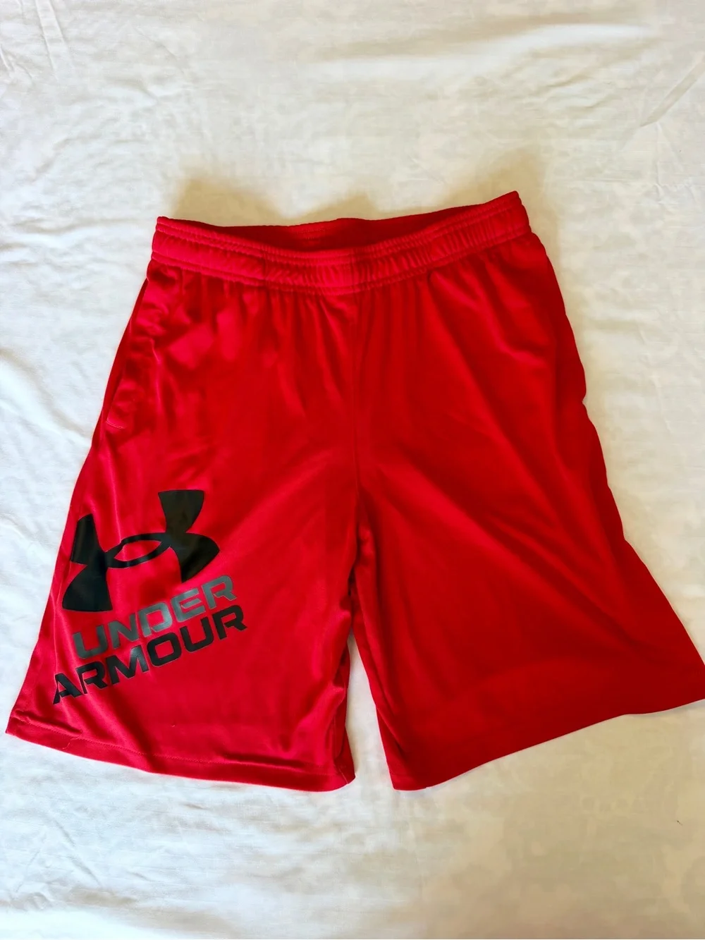 Under Armour Boy’s Red Athletic Shorts